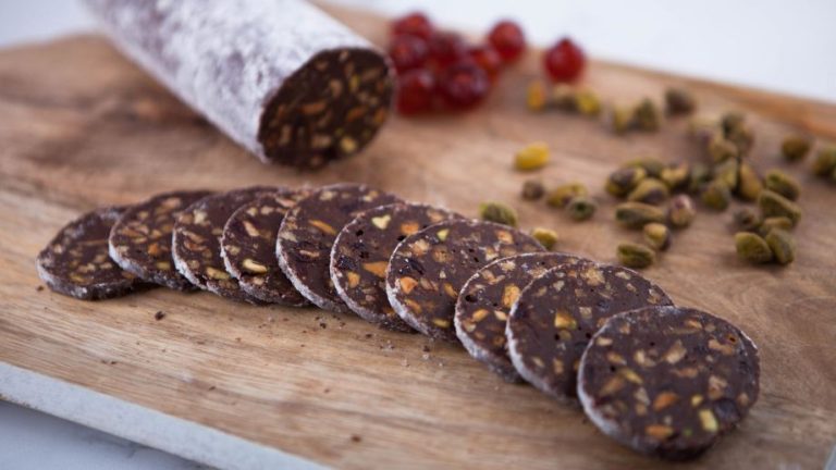 salami italiano de chocolate