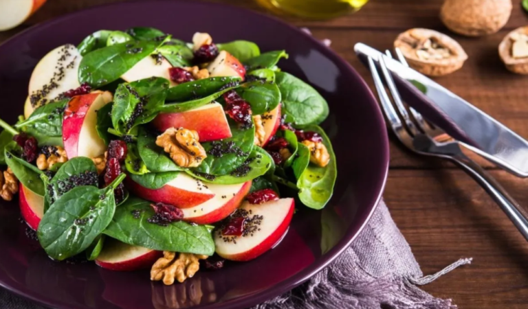 ensalada con espinacas
