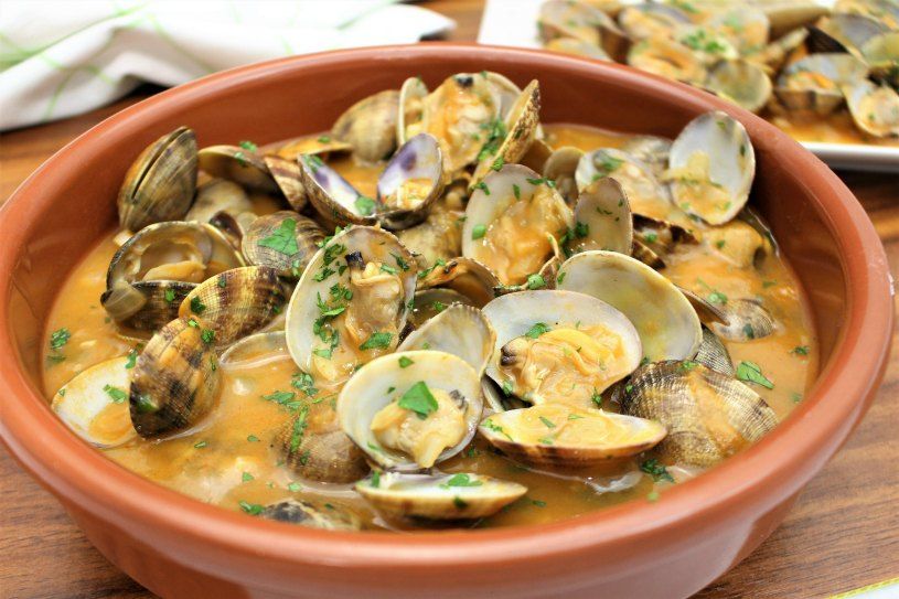 Almejas a la marinera