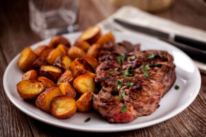 cerdo con papas