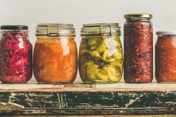 Frascos de fermentados