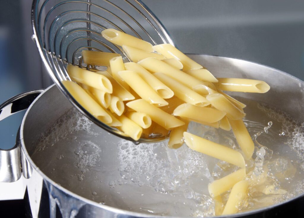 Pasta hirviendo