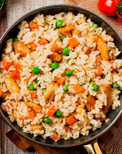Platillos con arroz